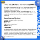 Caixa De Luz Polifásica Taf Padrão Light 7495 Energia