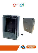Caixa Medidor Polifásico Bi-tri + Caixa Cdj3 Padrão Enel Rj