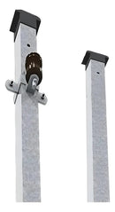 Poste de Aço Galvanizado Residencial 6m / 7m – Padrão RJ Homologado
