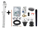 Poste Aço Galvanizado 7,5mts+kit Material Monofásico - Light