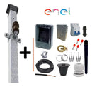 Postes Aço Galvanizado 5mts+ Kit Material Bifásico Enel