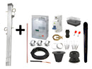 Postes Aço Galvanizado 6mts + Kit Material Monofásico Light
